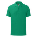 Green Heather - Front - Fruit Of The Loom Mens Iconic Polo Shirt