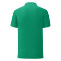 Green Heather - Back - Fruit Of The Loom Mens Iconic Polo Shirt