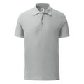 Zinc - Front - Fruit Of The Loom Mens Iconic Polo Shirt