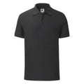 Black - Front - Fruit Of The Loom Mens Iconic Polo Shirt