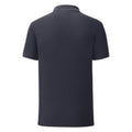 Deep Navy - Back - Fruit Of The Loom Mens Iconic Polo Shirt