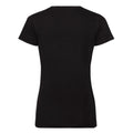 Black - Back - Russell Womens-Ladies Organic Short-Sleeved T-Shirt