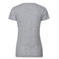 Light Oxford Grey - Back - Russell Womens-Ladies Organic Short-Sleeved T-Shirt