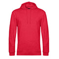 Red Heather - Front - B&C Mens Hoodie