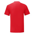 Red - Back - Fruit Of The Loom Mens Iconic 150 T-Shirt