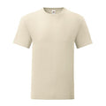 Natural - Front - Fruit Of The Loom Mens Iconic 150 T-Shirt