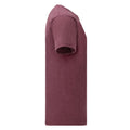 Burgundy Heather - Side - Fruit Of The Loom Mens Iconic 150 T-Shirt