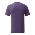 Purple Heather - Back - Fruit Of The Loom Mens Iconic 150 T-Shirt