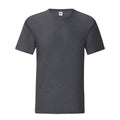 Dark Heather - Front - Fruit Of The Loom Mens Iconic 150 T-Shirt