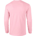 Dark Heather - Pack Shot - Gildan Mens Plain Crew Neck Ultra Cotton Long Sleeve T-Shirt