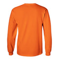 Gold - Side - Gildan Mens Plain Crew Neck Ultra Cotton Long Sleeve T-Shirt