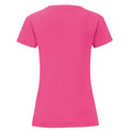 Fuchsia - Back - Fruit of the Loom Womens-Ladies Iconic 150 T-Shirt