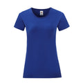 Cobalt Blue - Front - Fruit of the Loom Womens-Ladies Iconic 150 T-Shirt