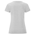 Heather Grey - Back - Fruit of the Loom Womens-Ladies Iconic 150 T-Shirt