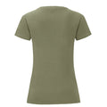 Classic Olive - Back - Fruit of the Loom Womens-Ladies Iconic 150 T-Shirt