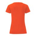 Flame - Back - Fruit of the Loom Womens-Ladies Iconic 150 T-Shirt