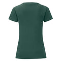 Forest Green - Back - Fruit of the Loom Womens-Ladies Iconic 150 T-Shirt