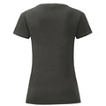 Light Graphite - Back - Fruit of the Loom Womens-Ladies Iconic 150 T-Shirt