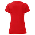 Red - Back - Fruit of the Loom Womens-Ladies Iconic 150 T-Shirt