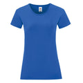 Royal Blue - Front - Fruit of the Loom Womens-Ladies Iconic 150 T-Shirt