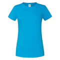 Azure Blue - Front - Fruit of the Loom Womens-Ladies Iconic 150 T-Shirt