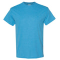 Heather Sapphire - Front - Gildan Mens Heavy Cotton Short-Sleeved T-Shirt