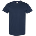 Navy - Front - Gildan Mens Heavy Cotton Short-Sleeved T-Shirt