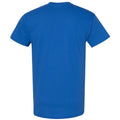 Royal - Back - Gildan Mens Heavy Cotton Short-Sleeved T-Shirt