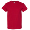 Antique Cherry Red - Front - Gildan Mens Heavy Cotton Short-Sleeved T-Shirt