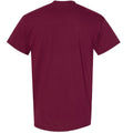 Maroon - Back - Gildan Mens Heavy Cotton Short-Sleeved T-Shirt