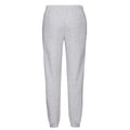 Heather Grey - Back - Fruit Of The Loom Mens Classic Elasticated Jogging Bottoms