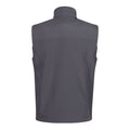 Seal Grey-Seal Grey - Back - Regatta Mens Flux Softshell Body Warmer