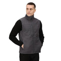 Seal Grey-Seal Grey - Side - Regatta Mens Flux Softshell Body Warmer