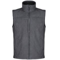 Seal Grey Marl - Front - Regatta Mens Flux Softshell Body Warmer