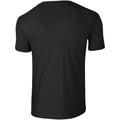 Black - Back - Gildan Mens Short Sleeve Soft-Style T-Shirt