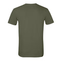 Military Green - Back - Gildan Mens Short Sleeve Soft-Style T-Shirt