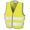 Hi Vis Yellow - Front - SAFE-GUARD by Result Childrens-Kids Safety Vest