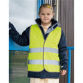 Hi Vis Yellow - Side - SAFE-GUARD by Result Childrens-Kids Safety Vest