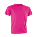 Super Pink - Front - Spiro Mens Impact Aircool T-Shirt