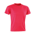 Fluorescent Pink - Front - Spiro Mens Impact Aircool T-Shirt