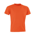 Orange - Front - Spiro Mens Impact Aircool T-Shirt