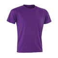 Purple - Front - Spiro Mens Impact Aircool T-Shirt