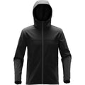 Black-Dolphin - Front - Stormtech Mens Orbiter Softshell Hoodie