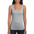 Sport Grey (RS) - Back - Gildan Ladies Soft Style Tank Top Vest