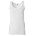 Navy - Pack Shot - Gildan Ladies Soft Style Tank Top Vest