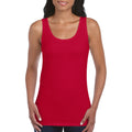 Black - Pack Shot - Gildan Ladies Soft Style Tank Top Vest