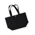 Black - Side - Westford Mill Marina Organic Cotton Tote