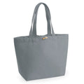 Grey - Front - Westford Mill Marina Organic Cotton Tote