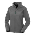 Workguard Grey - Front - Result Genuine Recycled Womens-Ladies Printable Soft Shell Jacket