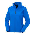 Royal Blue - Front - Result Genuine Recycled Womens-Ladies Printable Soft Shell Jacket